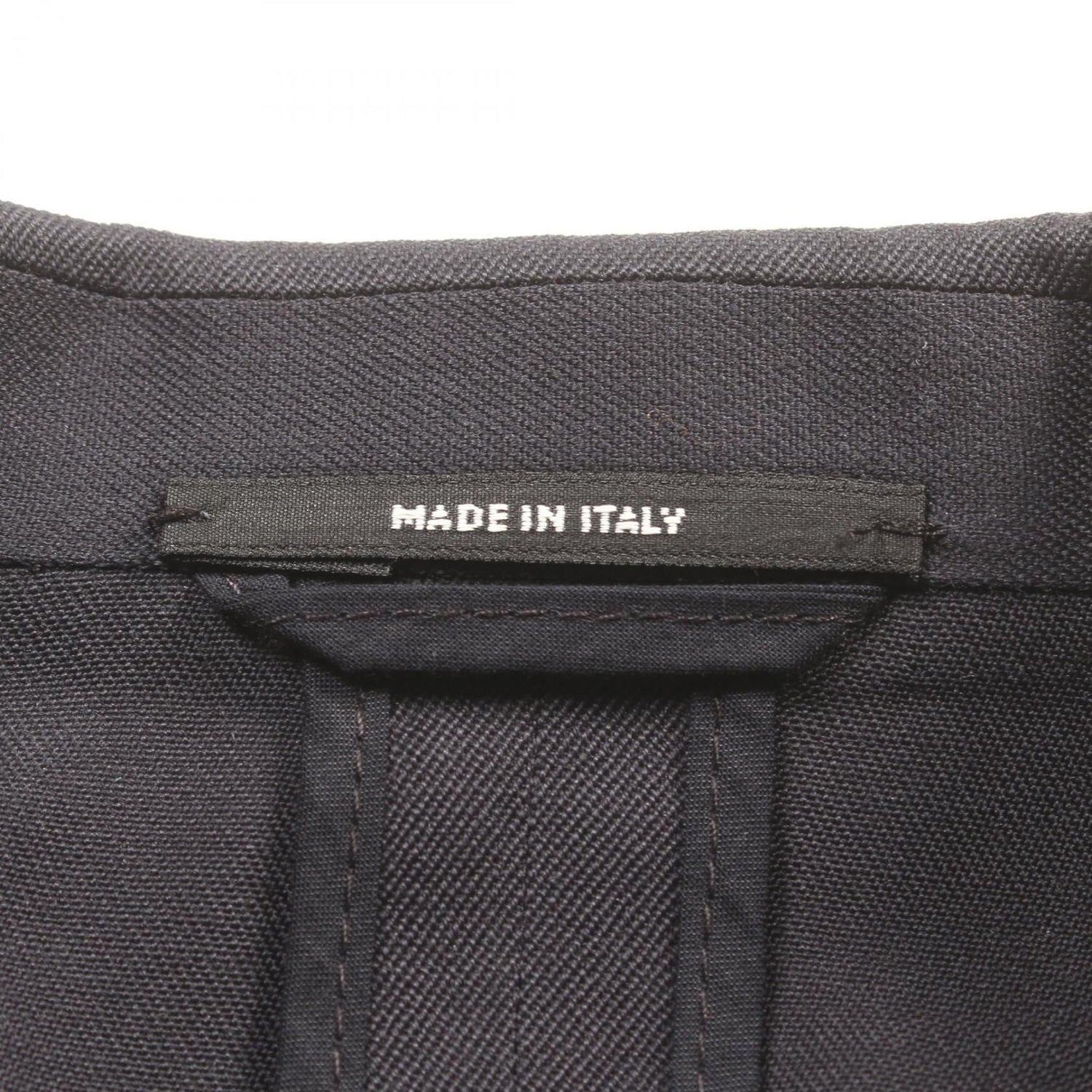 Hermes Tailored Jacket Navy Wool G 19632z 32-5259