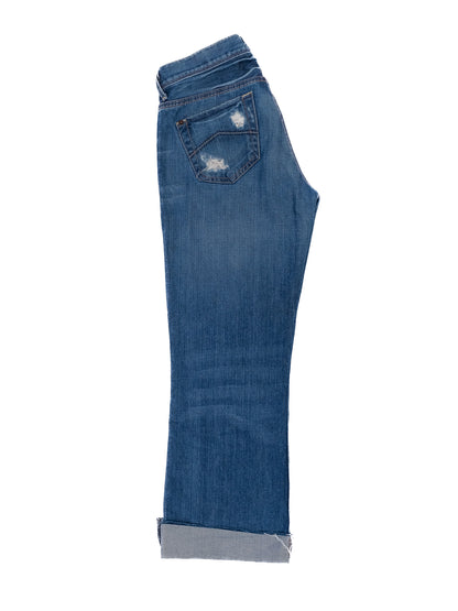 Armani Exchange Blue Distressed Jeans Size S Cotton