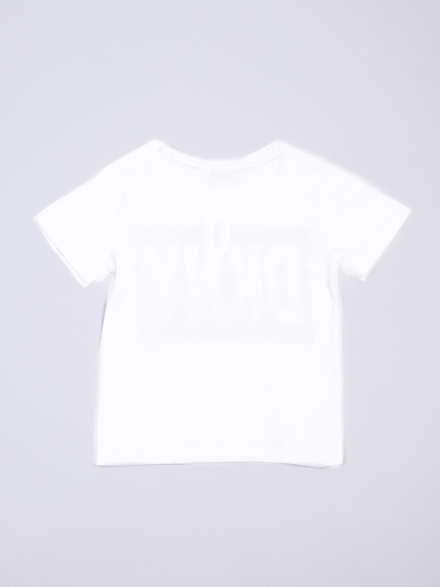 excellent dkny white cotton t-shirt size 8 for kids
