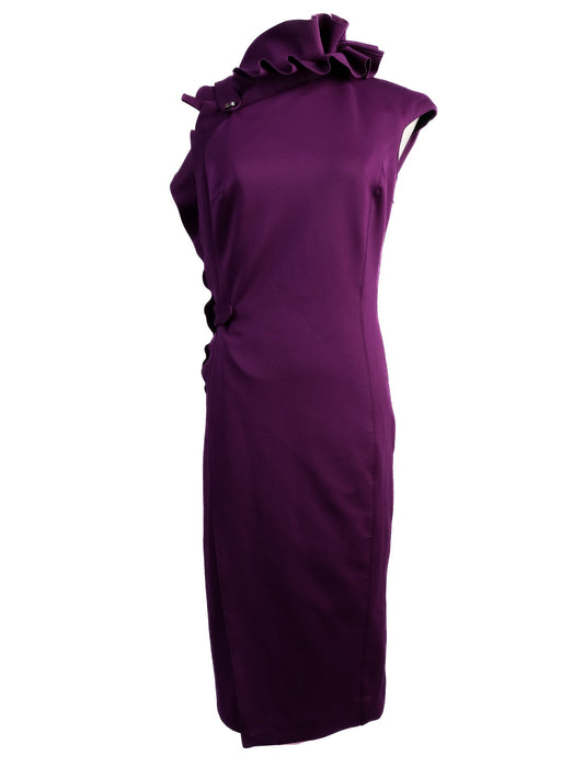 Excellent Class Roberto Cavalli Purple Sleeveless Dress Size XL