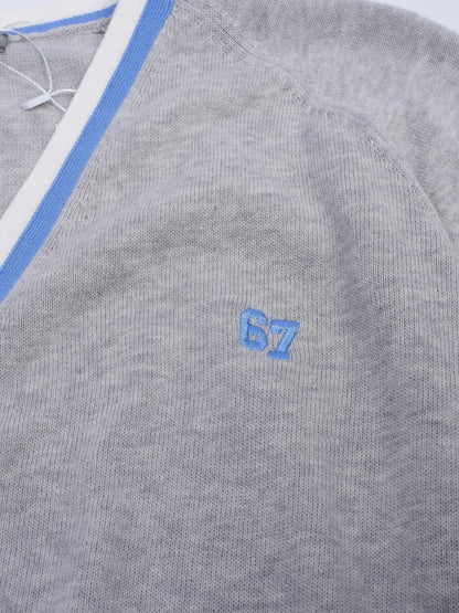 Excellent Bonpoint Gray Cotton Cardigan Size 12 for Kids
