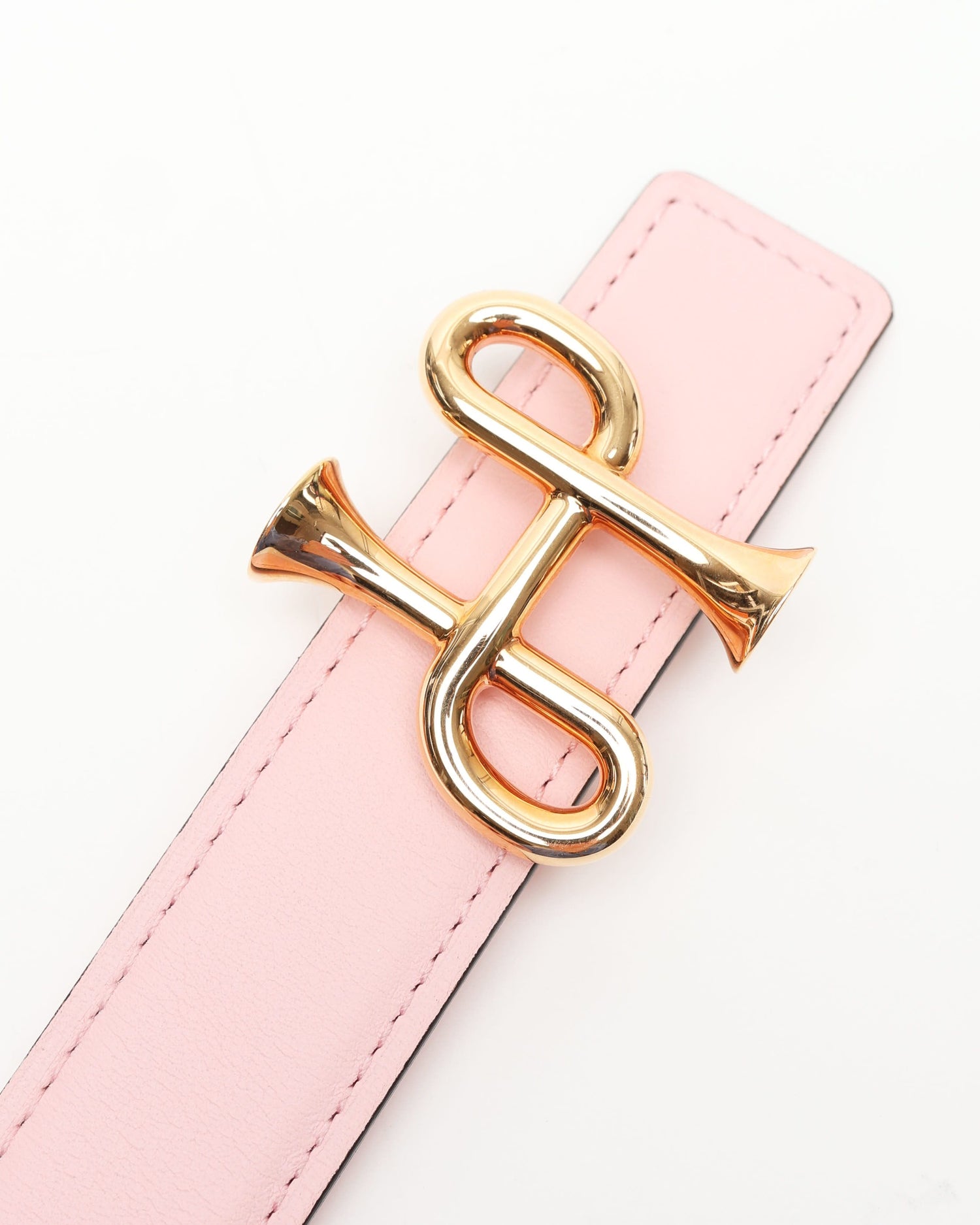 Herm�s Sur Mer Reversible Leather And Cor Baroque Belt Buckle