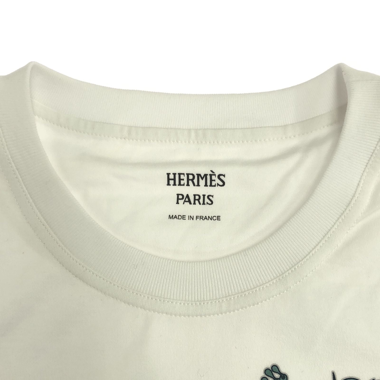 Hermes T-shirt Short Sleeve T-shirt White Cotton