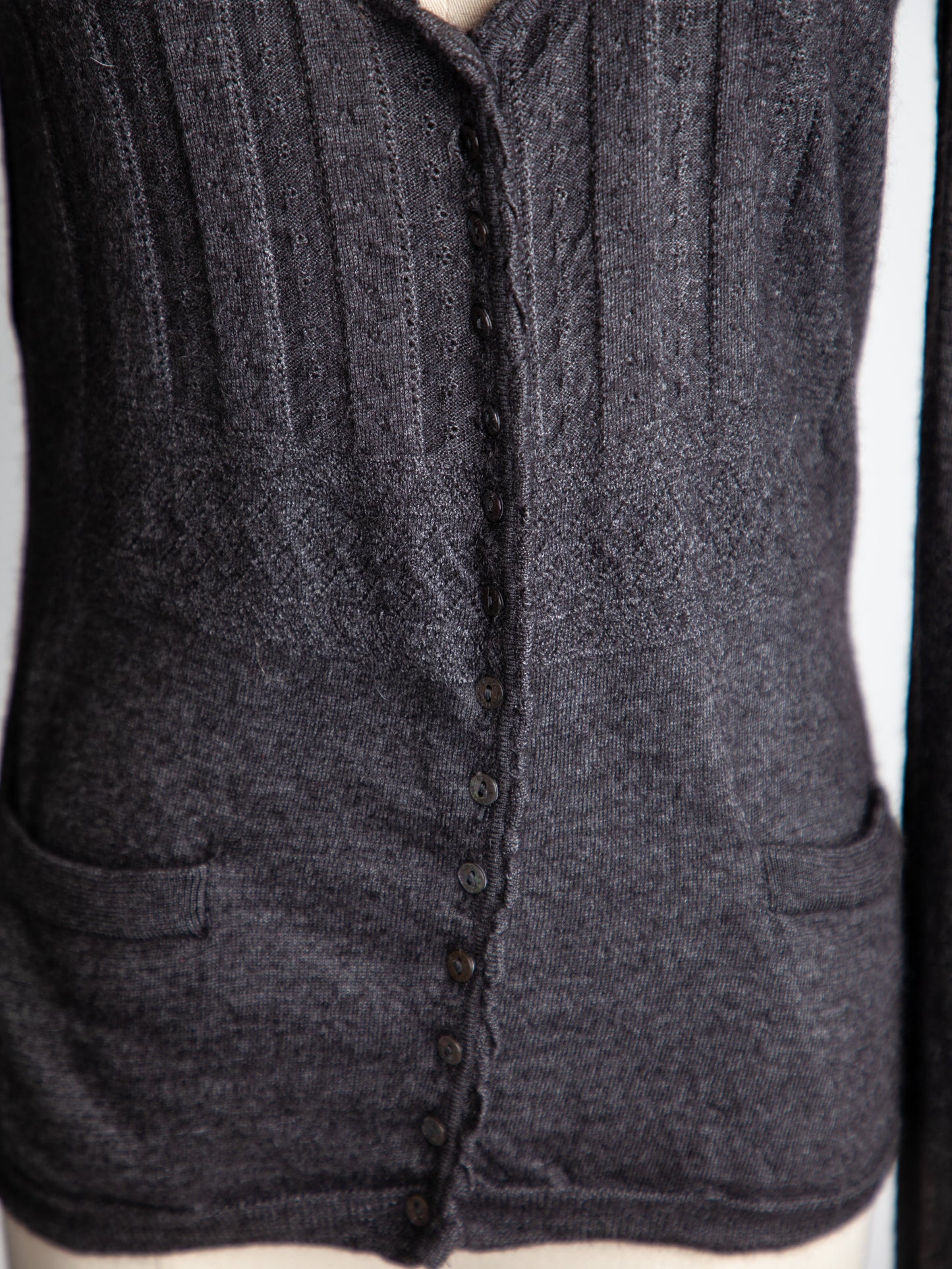 good dolce gabbana gray viscose cardigan size s women