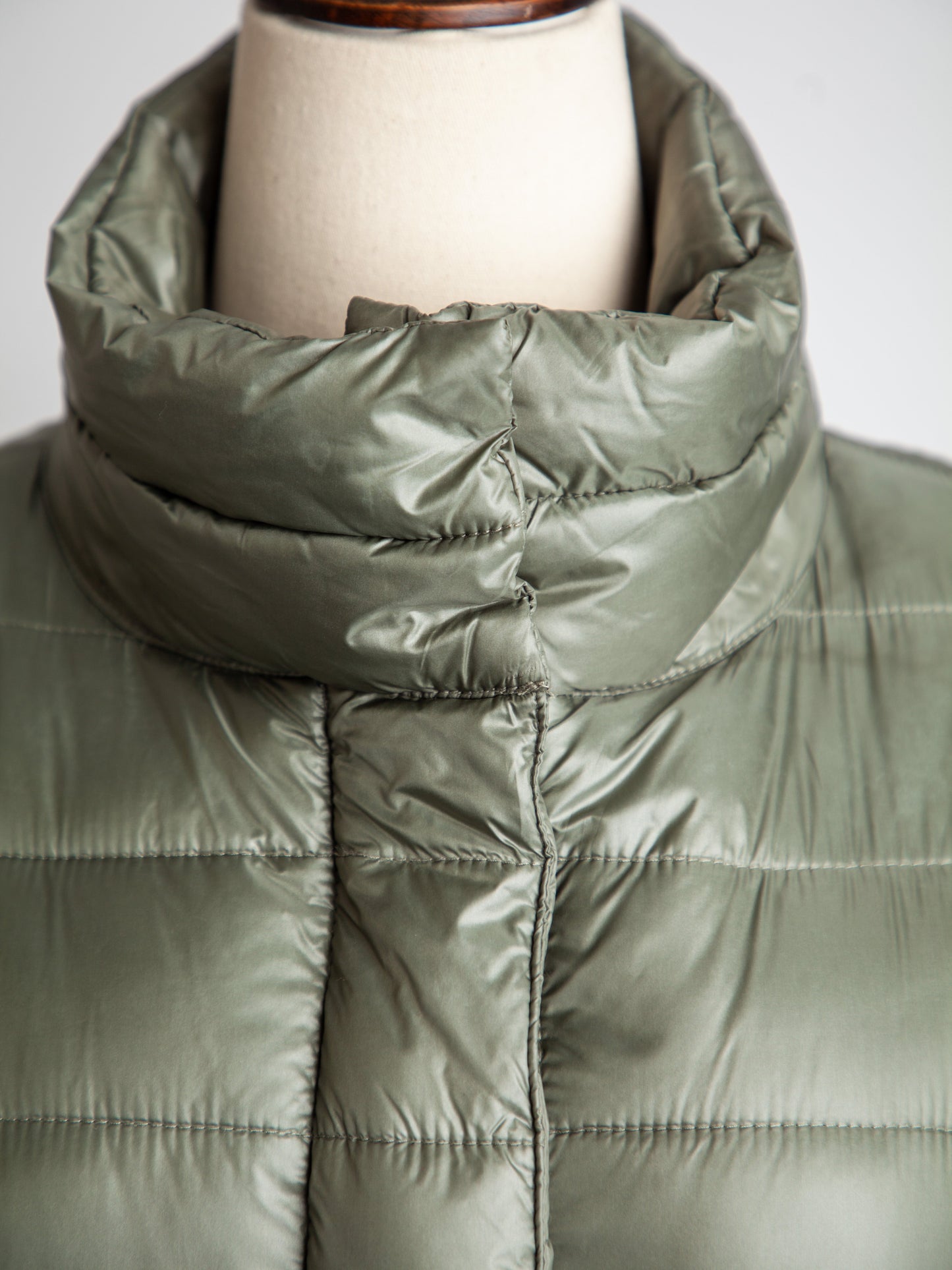 good club beymen green puffer jacket size s polyester women