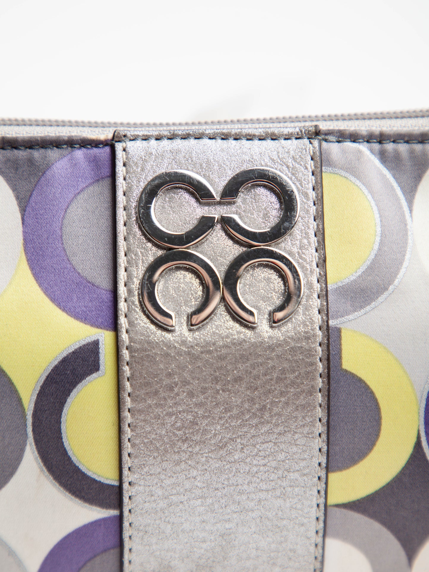 average condition cos colorful geometric women's handbag with strap
