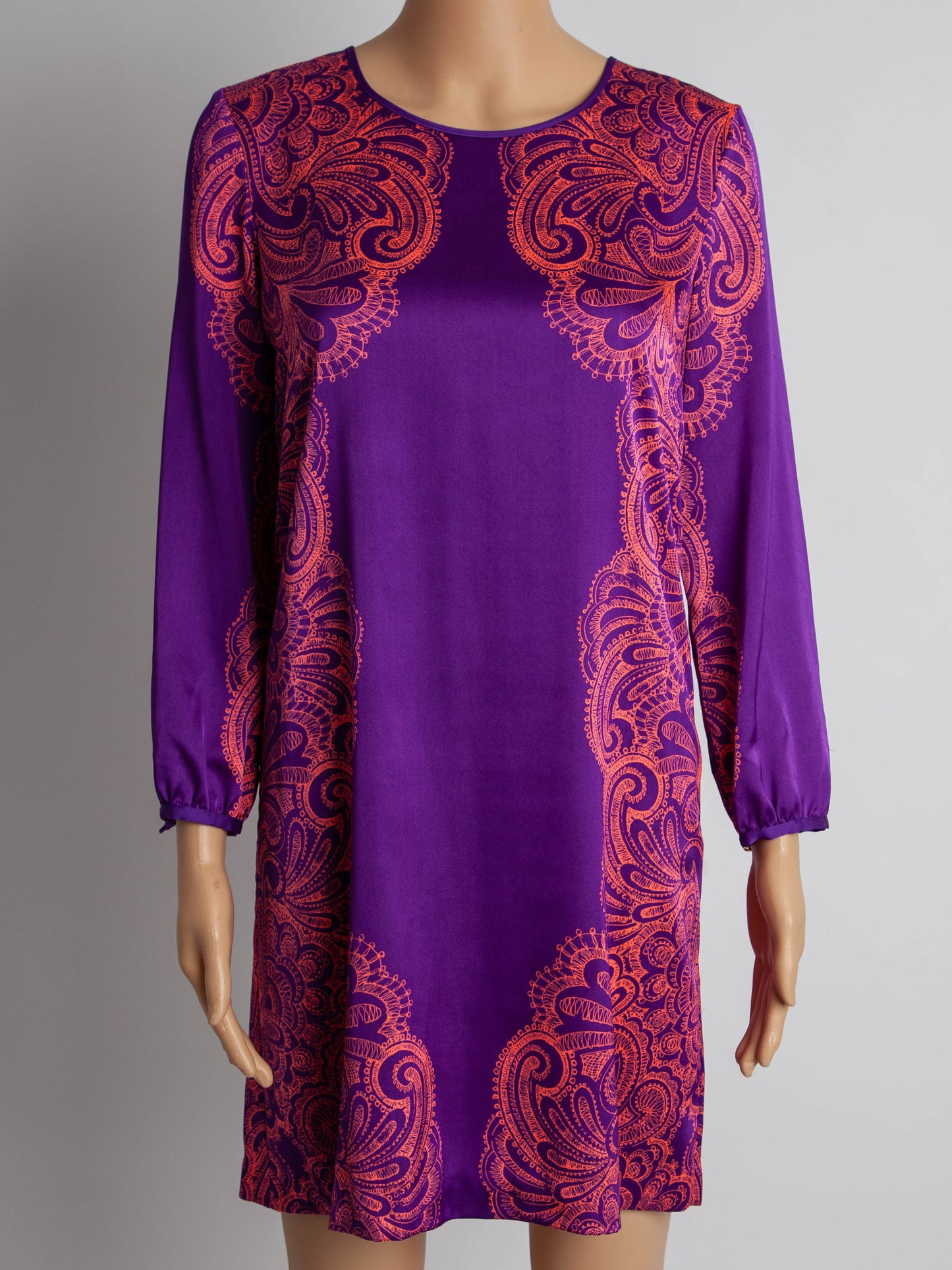 excellent juicy couture purple dress xxs decorative pattern