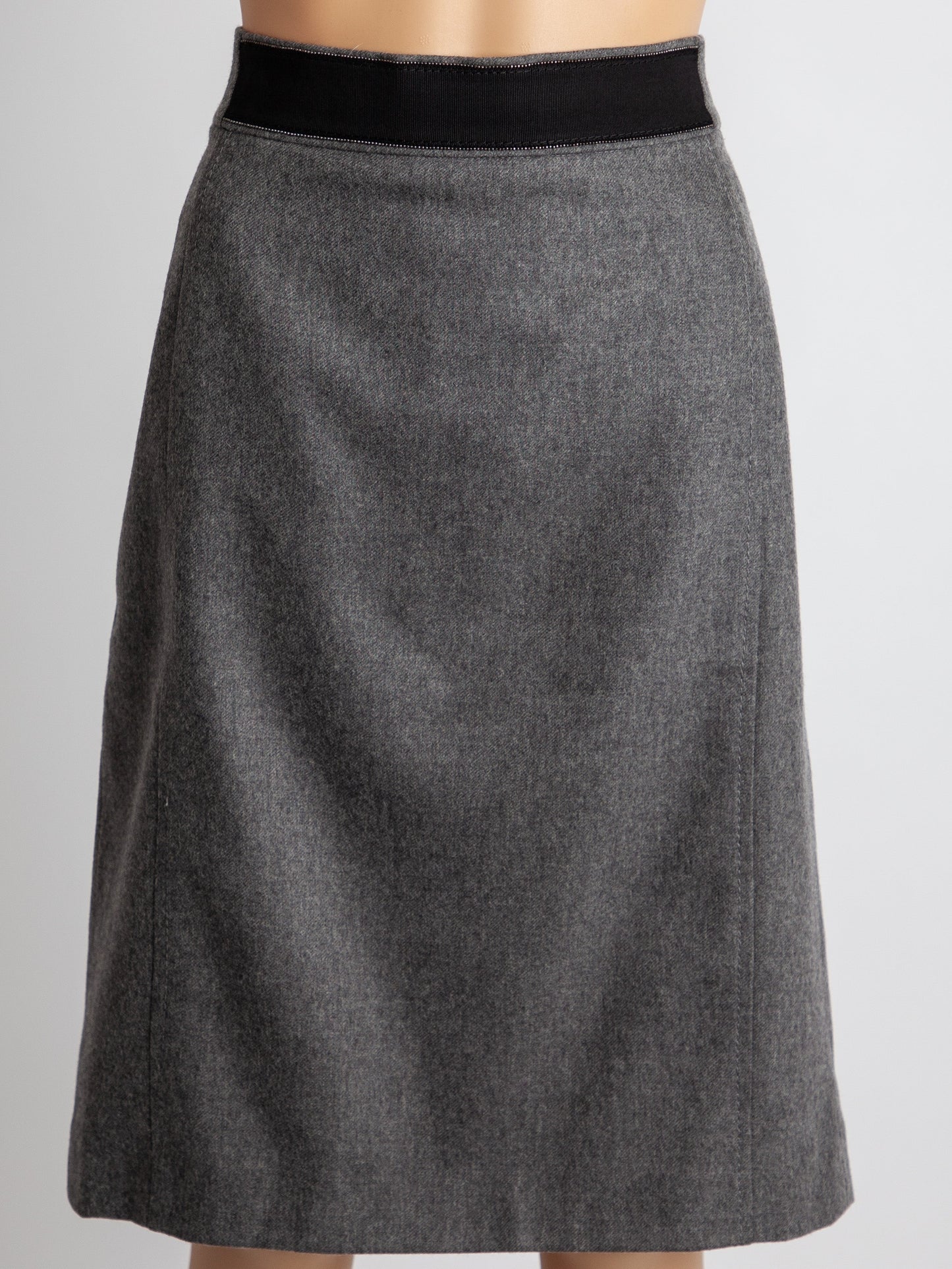good condition laurel gray cashmere skirt size l women