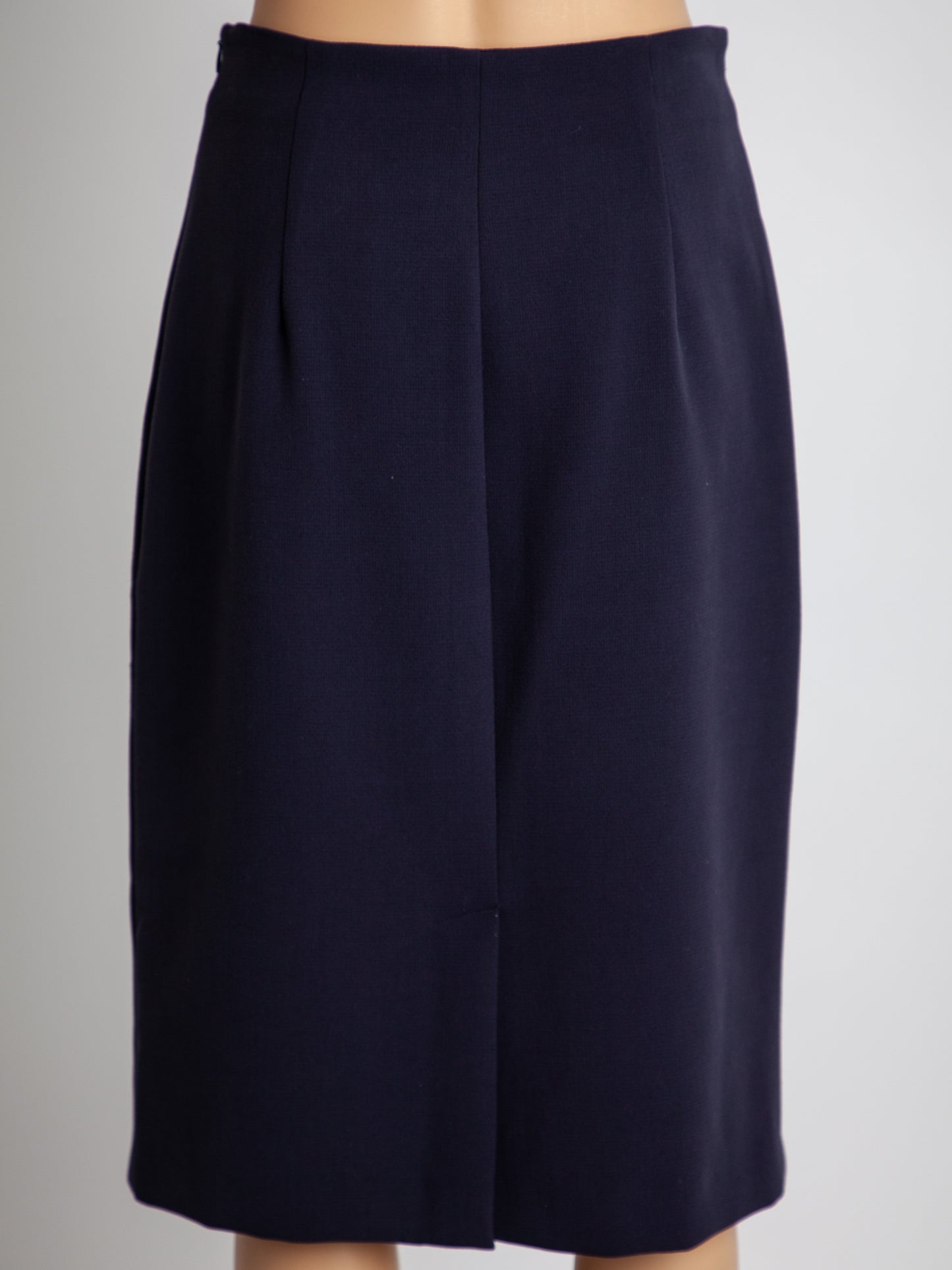 good maxco blue polyester pencil skirt size xs women
