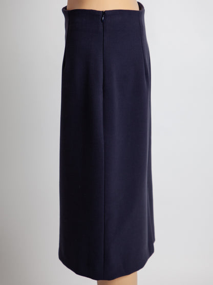 Good MaxCo Blue Polyester Pencil Skirt Size XS Women