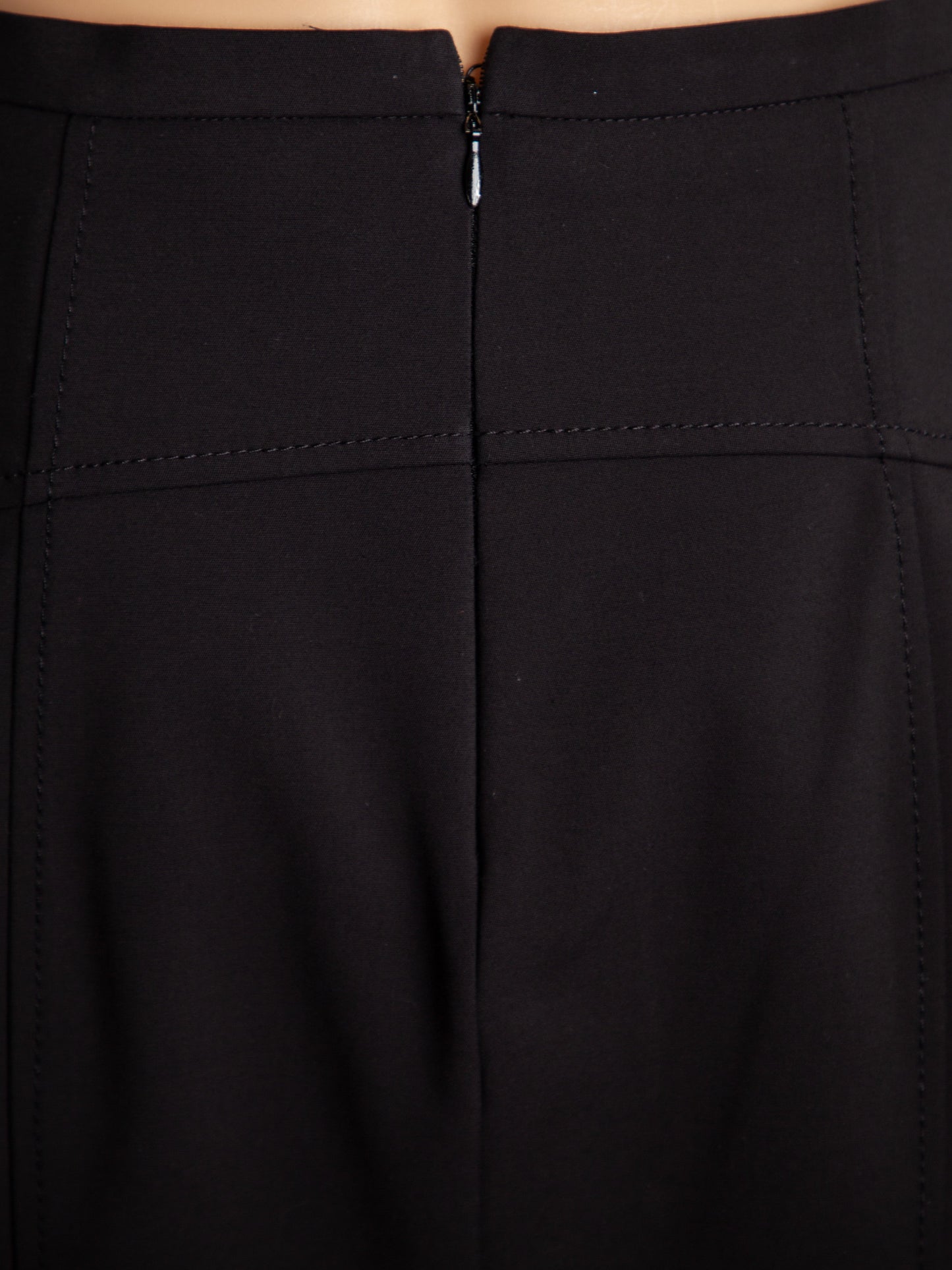 max mara black pencil skirt size l - good condition