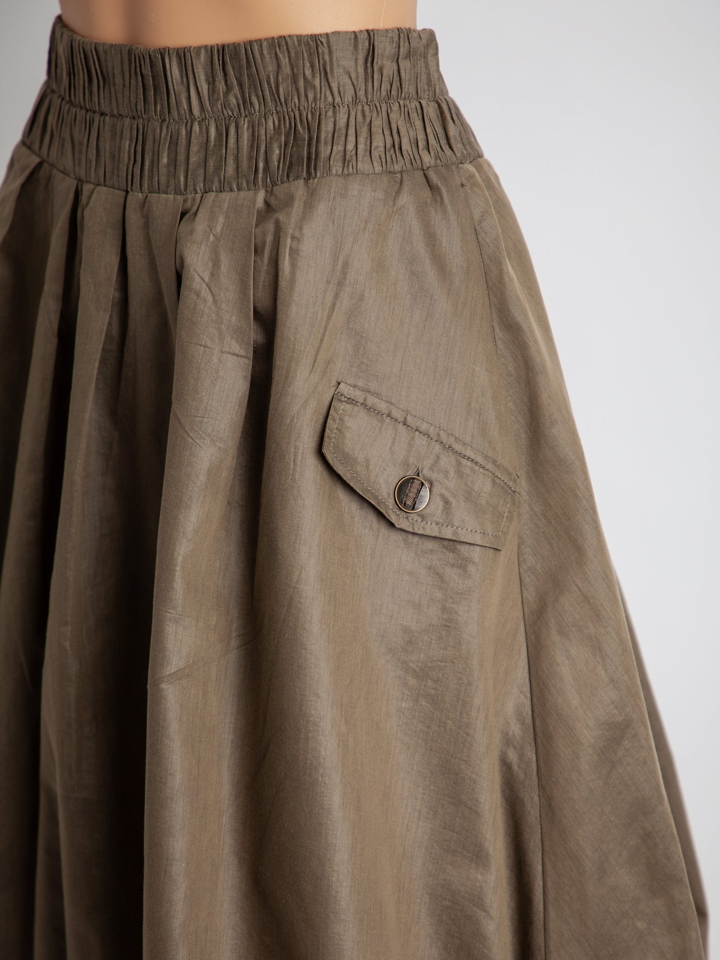 good maxco green cotton women’s skirt size xs with pocket