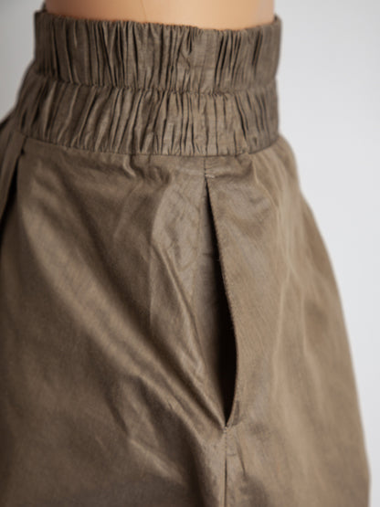 Good MaxCo Green Cotton Women’s Skirt Size XS with Pocket
