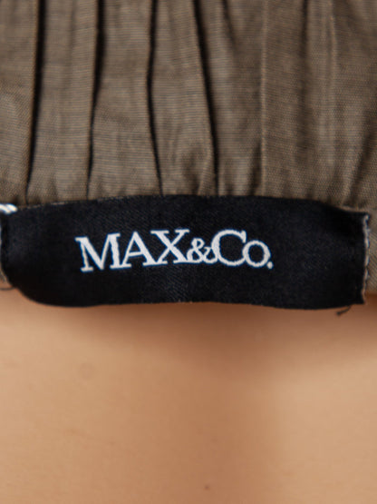Good MaxCo Green Cotton Women’s Skirt Size XS with Pocket
