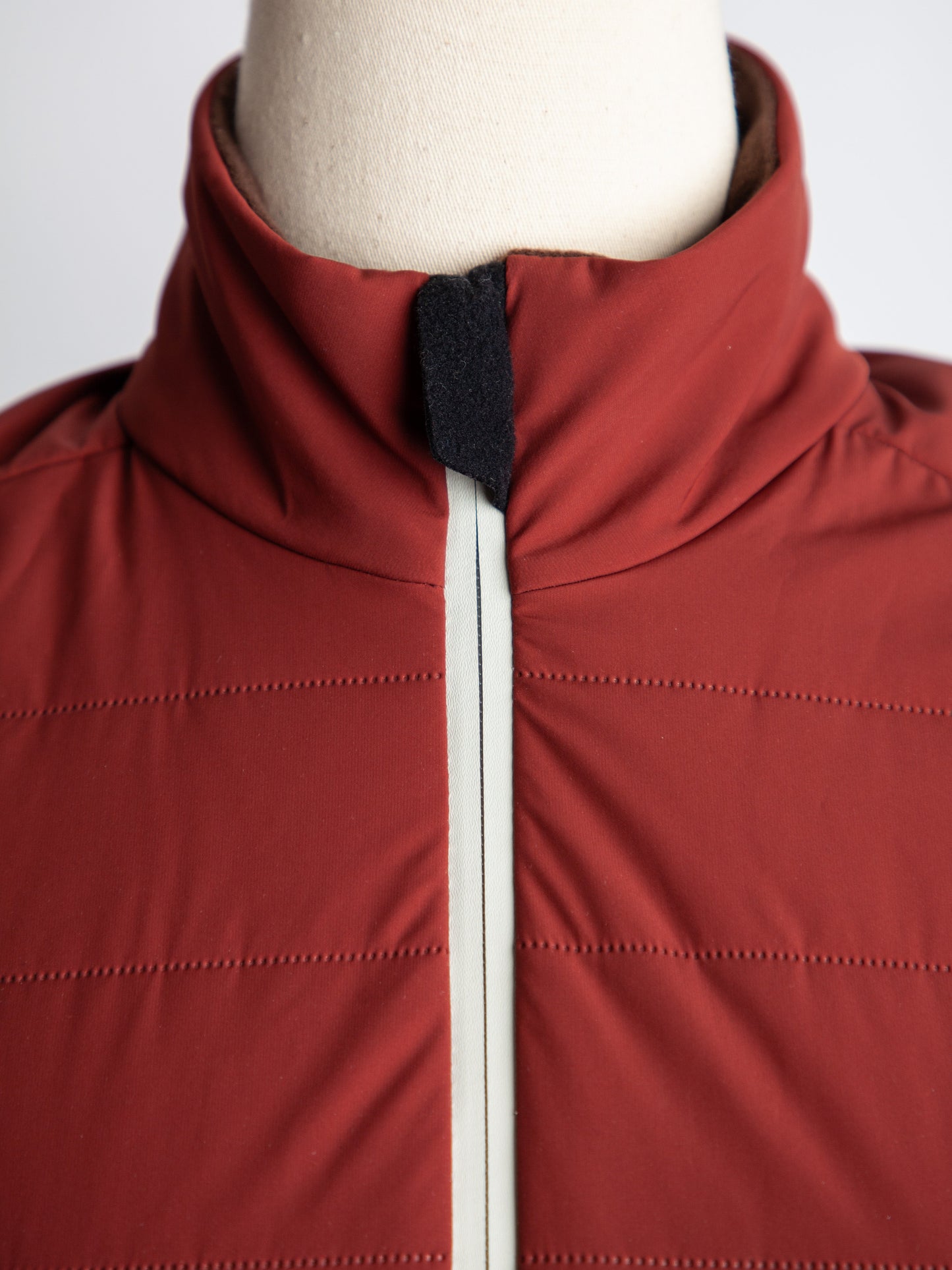 new falke red polyester jacket size xs for women
