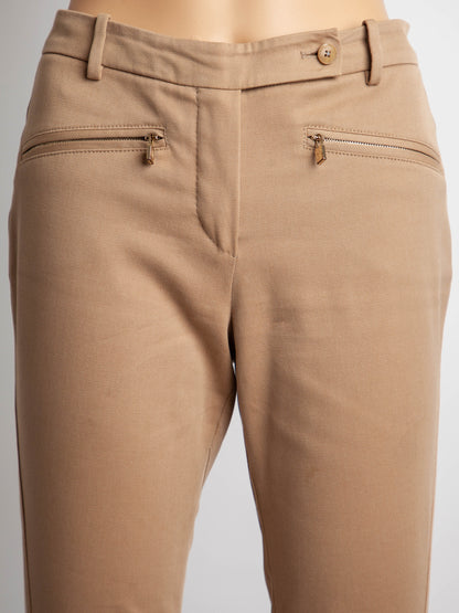 Perfect Loro Piana Women's White Polyester Pants Size S