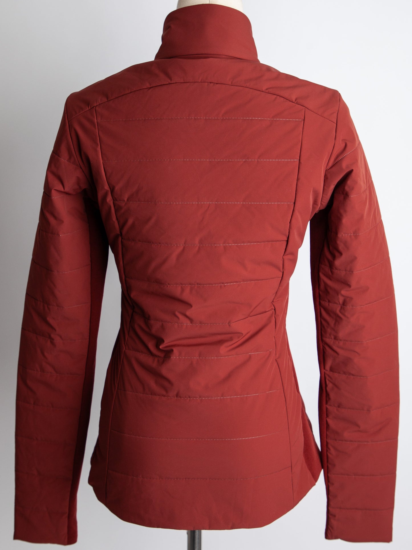 new falke red polyester jacket size xs for women
