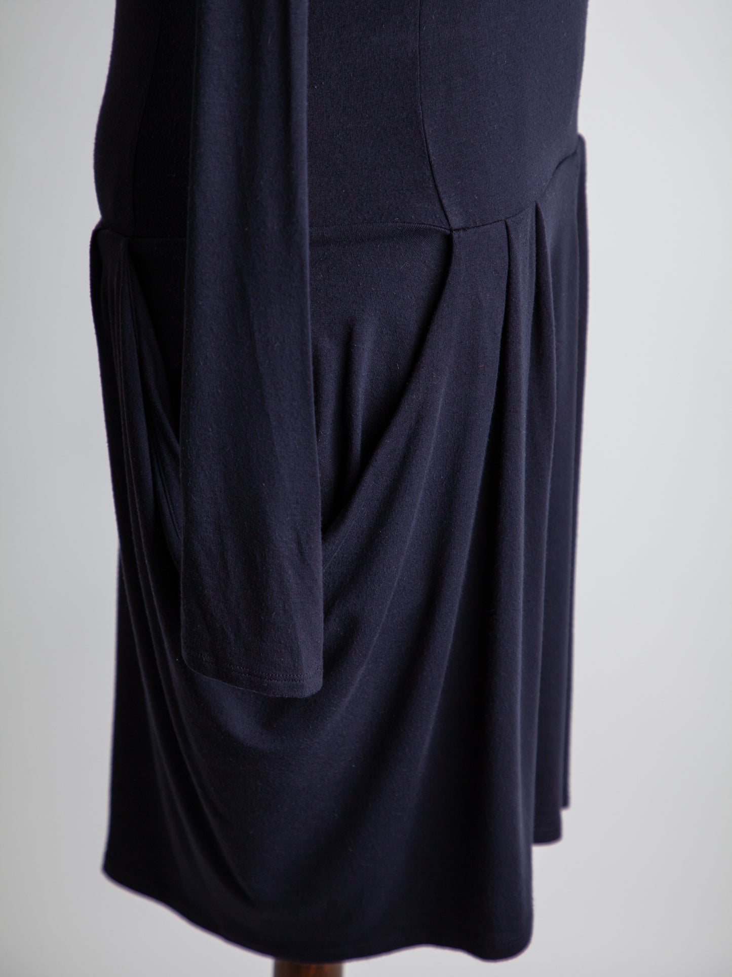 good armani jeans black viscose dress for kids size 13