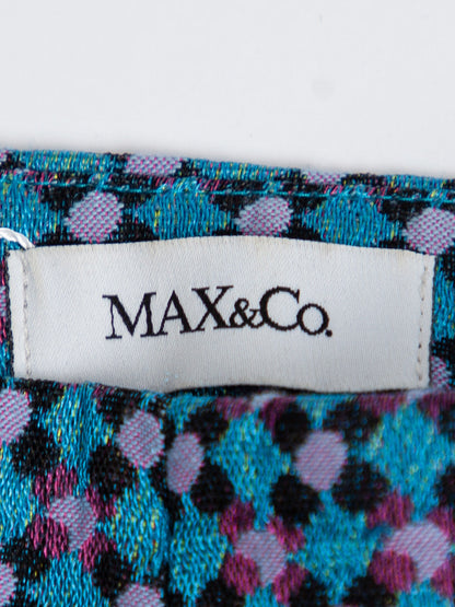 Good MaxCo Blue Checkered Pants for Kids Size 14 Polyester
