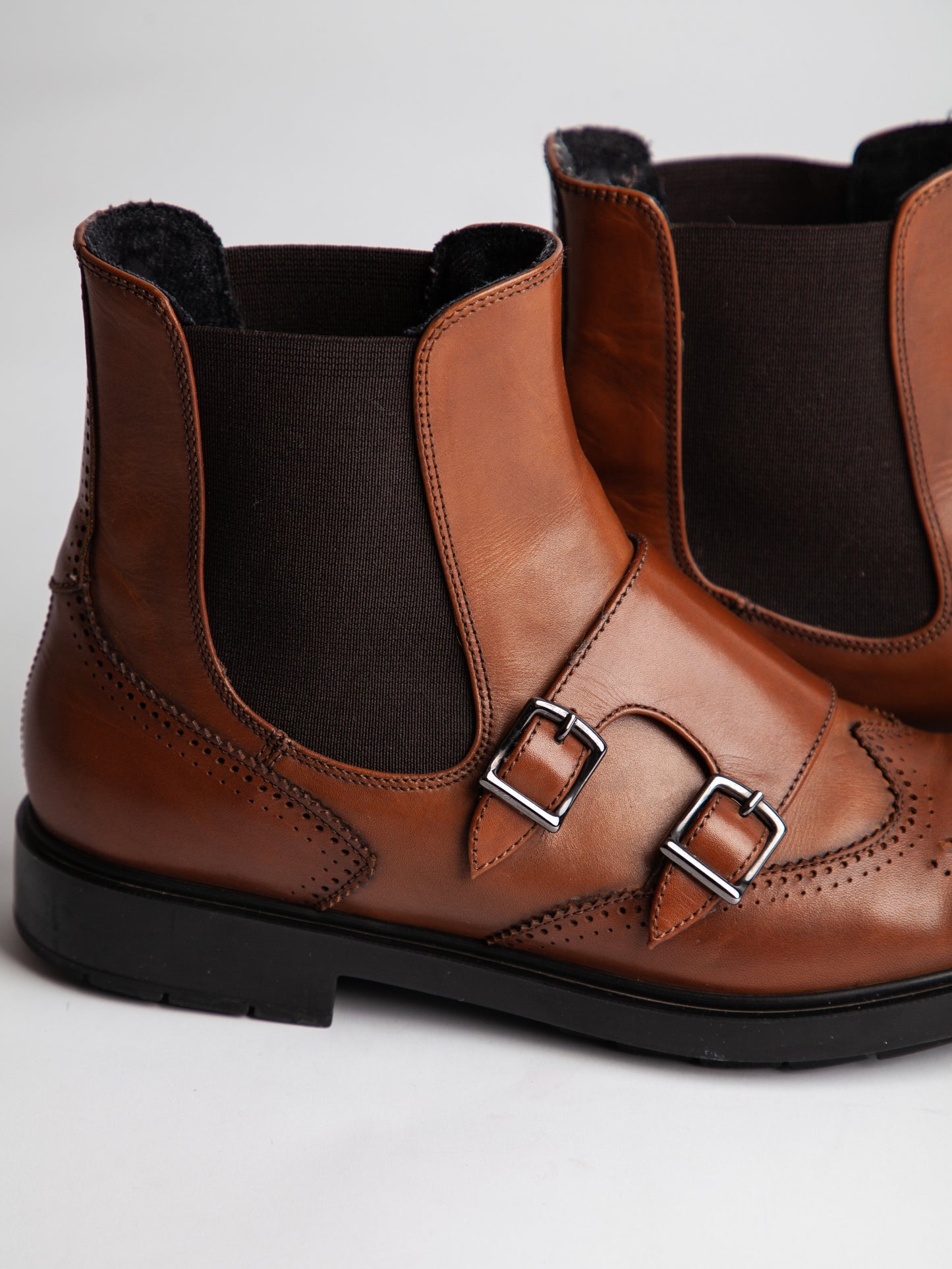 good fratelli rossetti orange leather ankle boots size 37