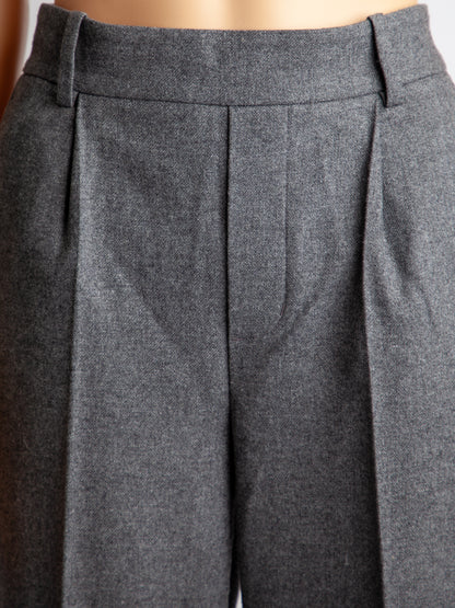 Good Vince Gray Pleated Trousers Size S Women's Viscose