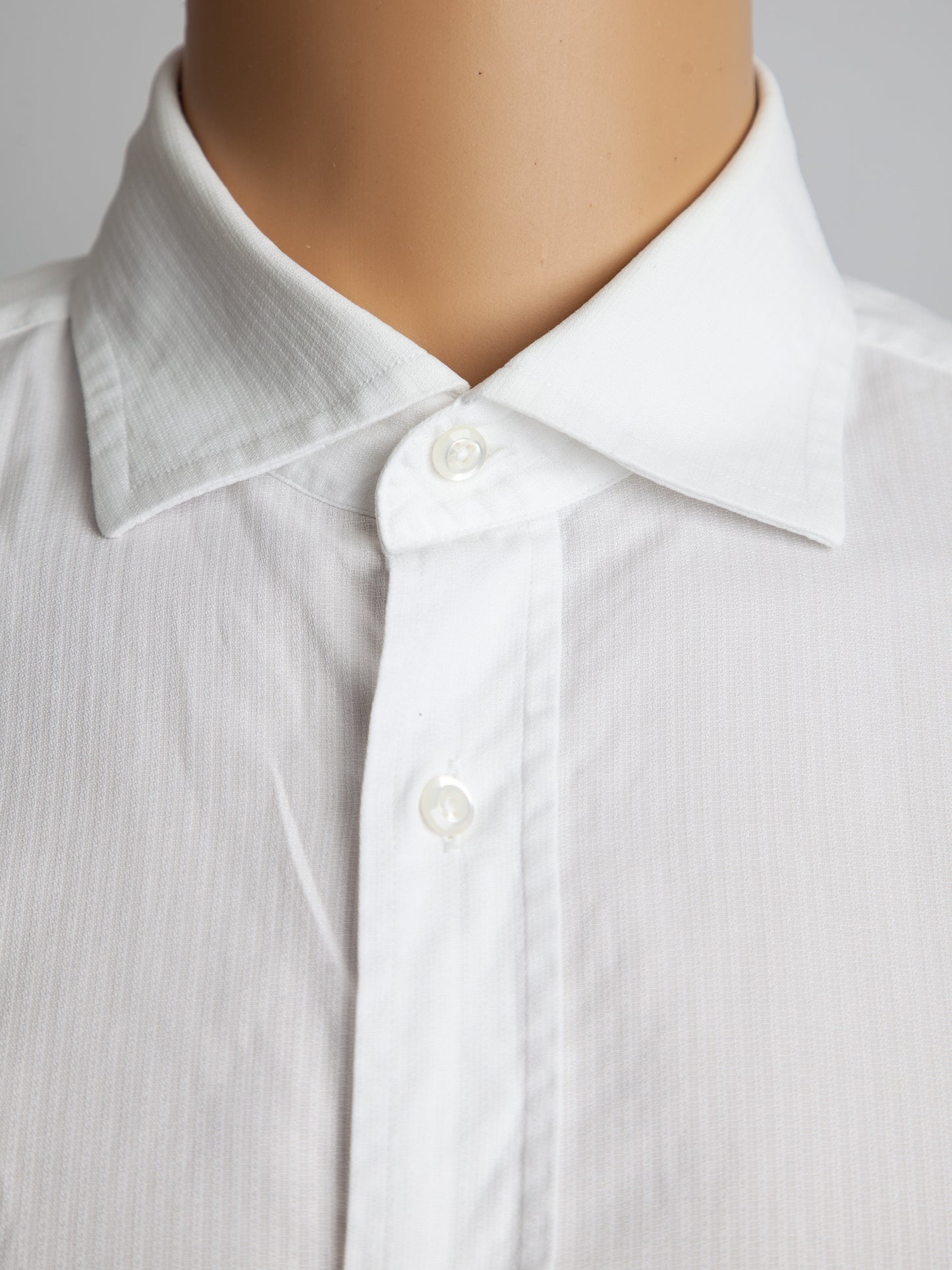 riabella men's white cotton xxl button-up shirt in excellent condition