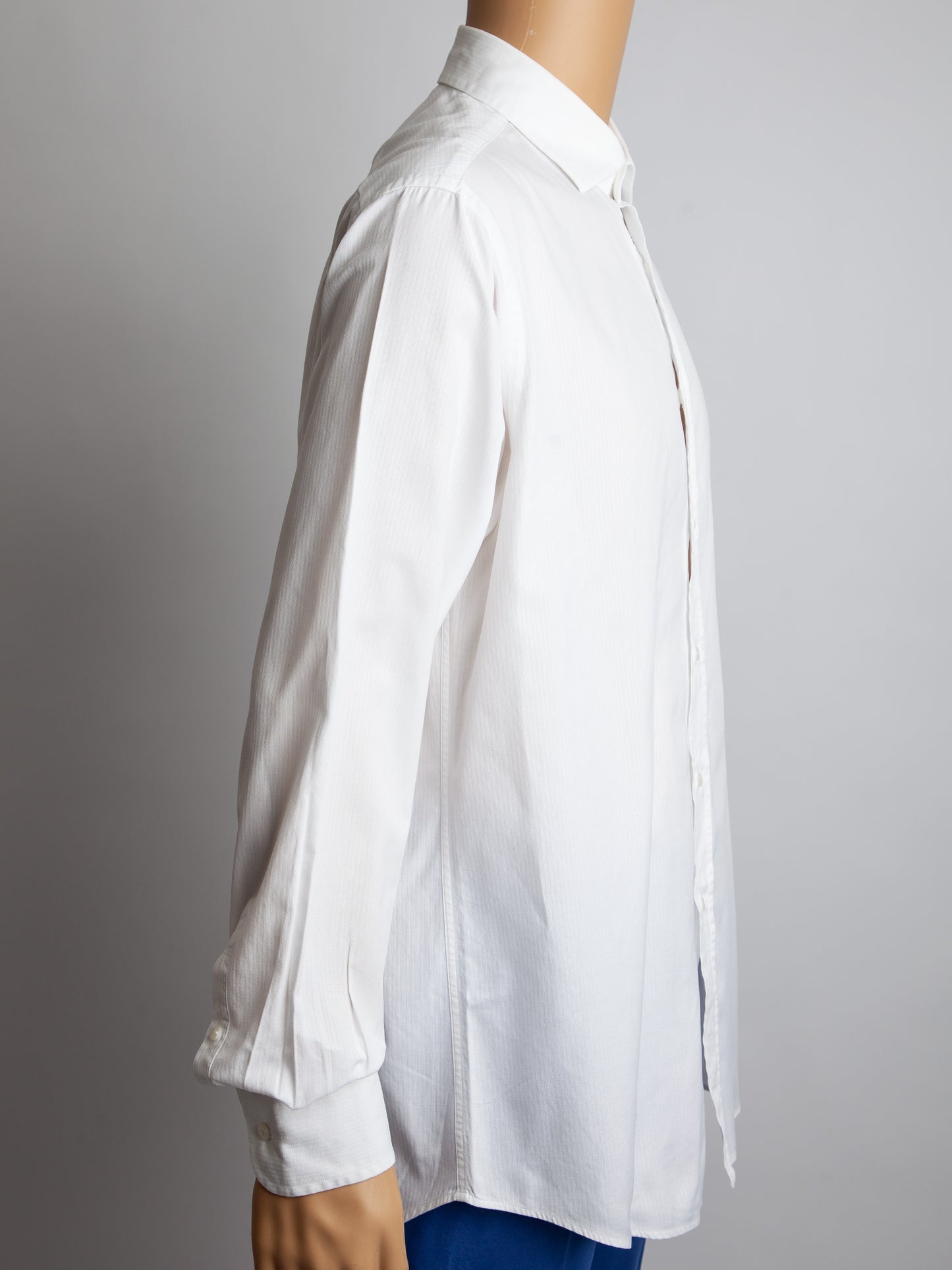 riabella men's white cotton xxl button-up shirt in excellent condition