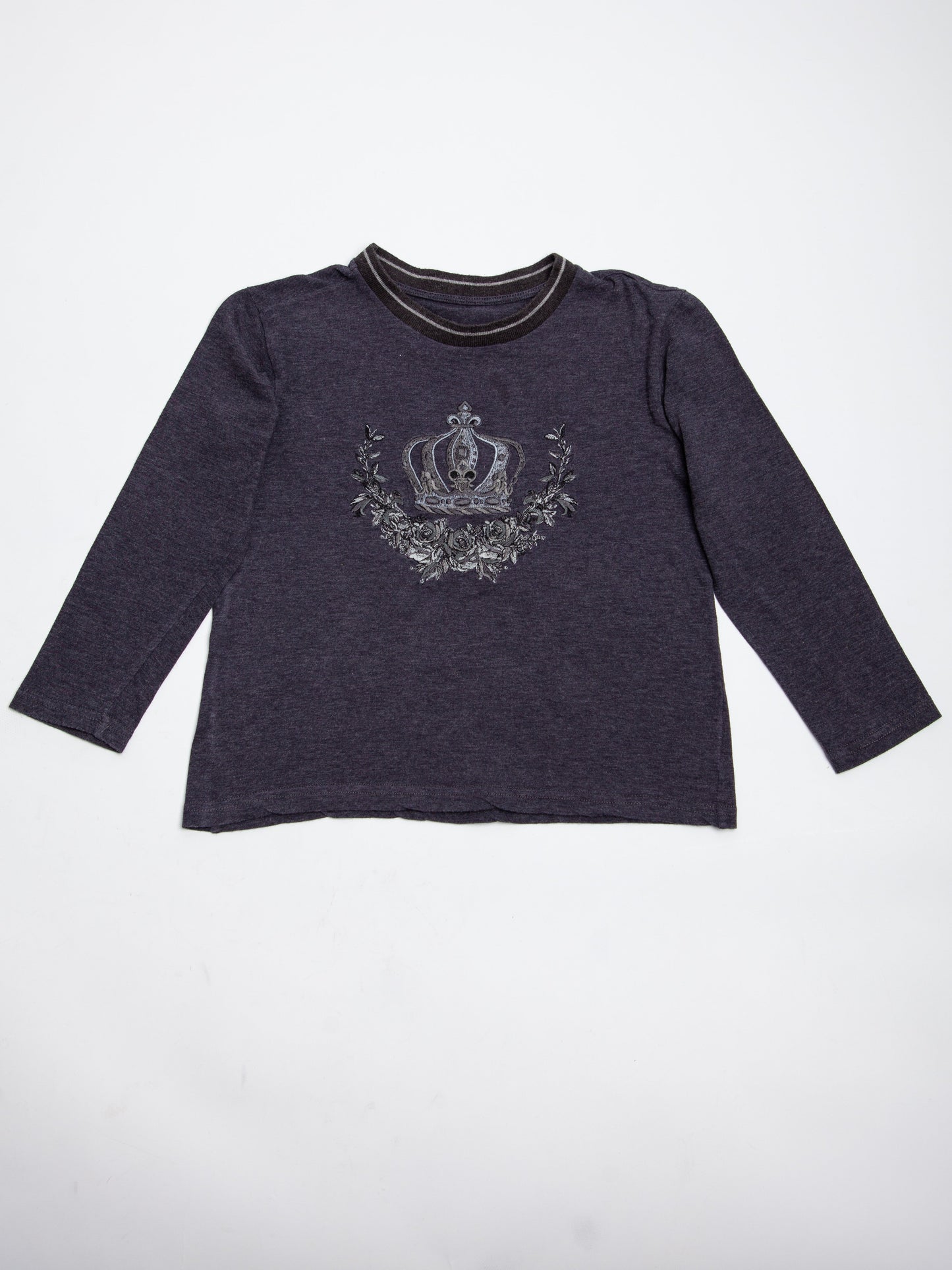 average dolce gabbana gray cotton long sleeve shirt for kids size 3