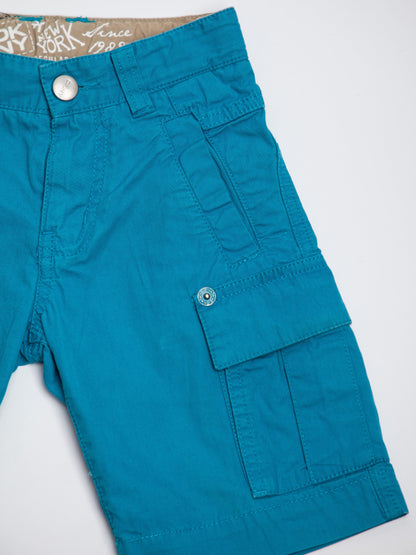 DKNY Blue Cargo Shorts for Kids Size 5 - Good Condition