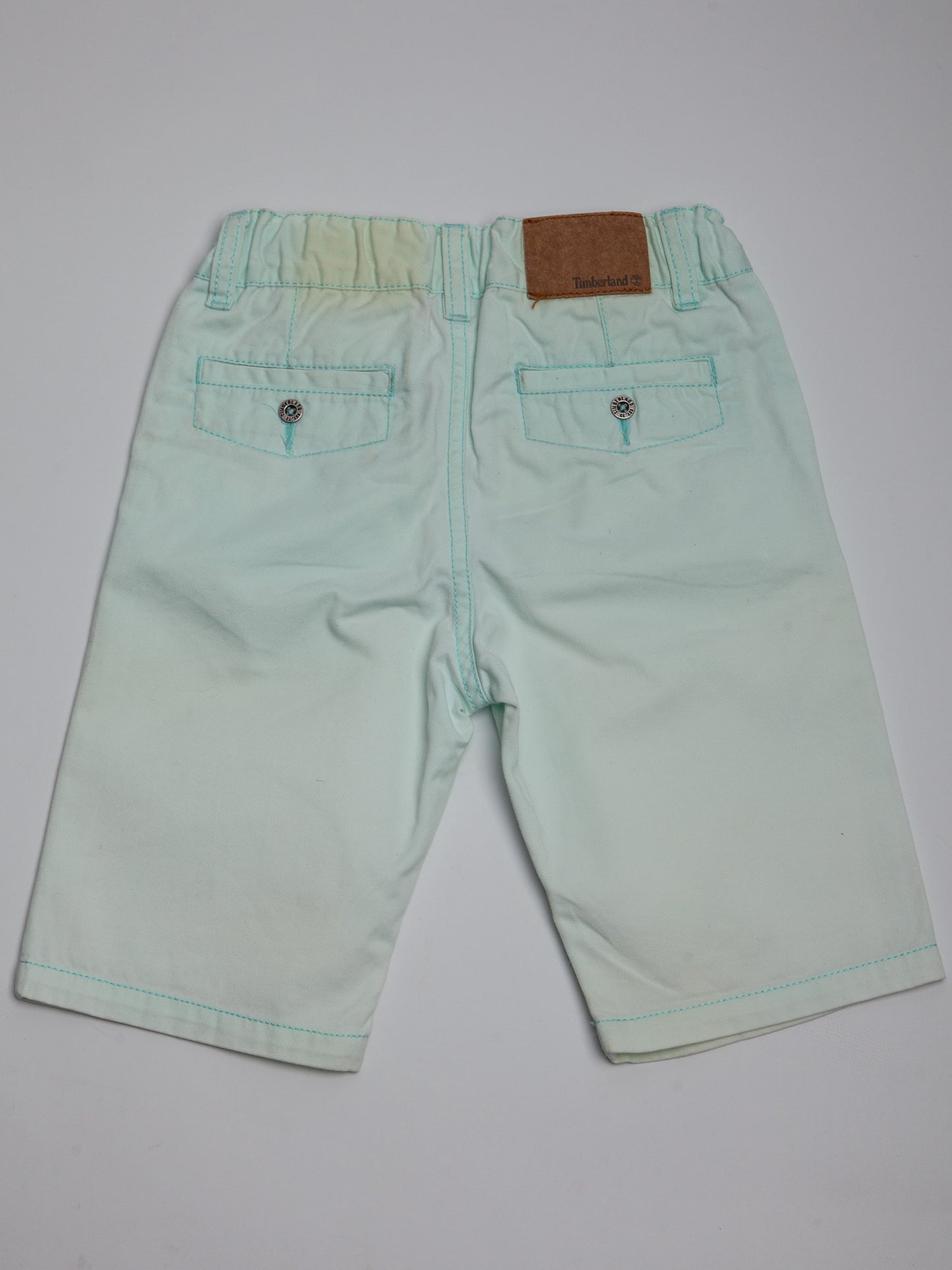 good timberland white cotton shorts for kids, size 4