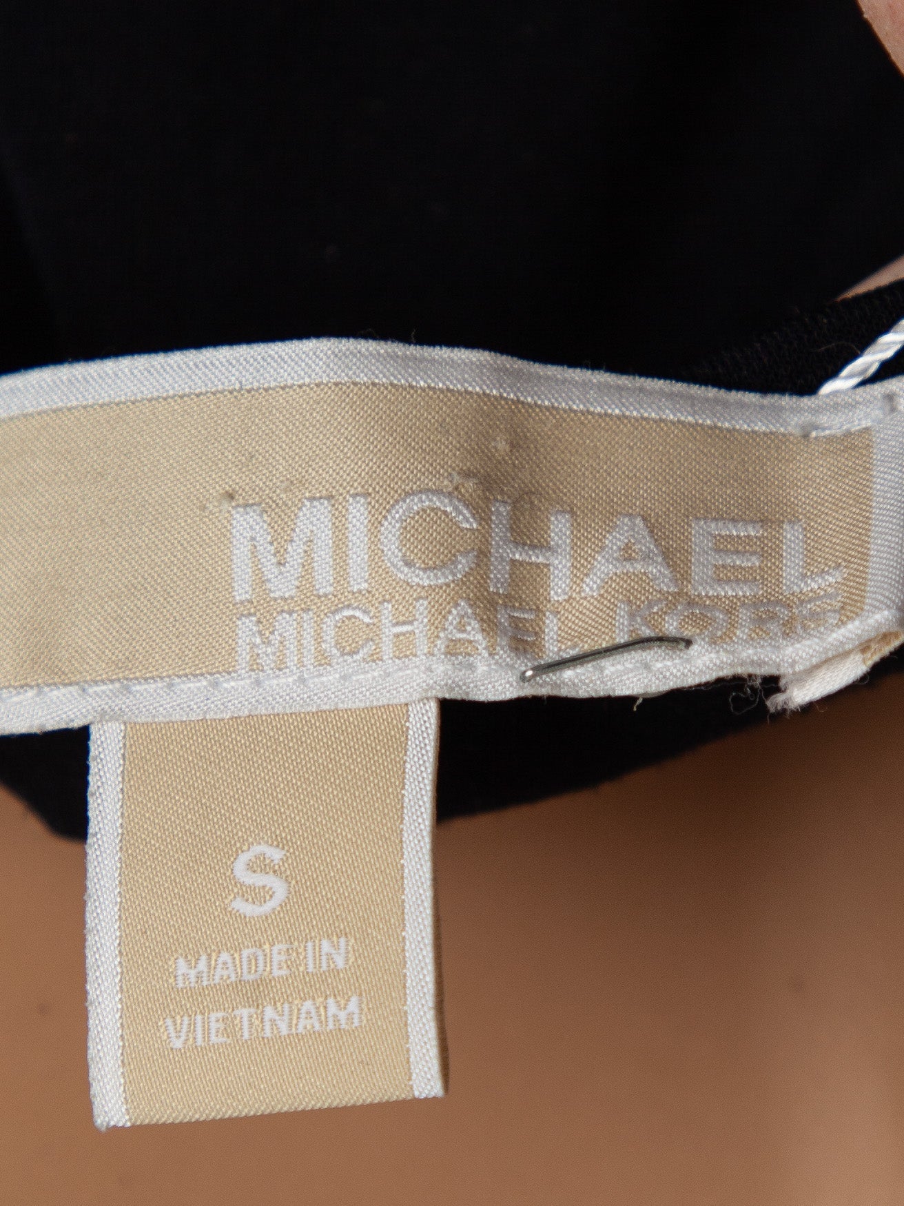 excellent michael kors black jumpsuit size s with thin straps