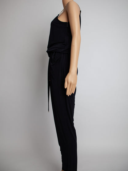 Excellent Michael Kors Black Jumpsuit Size S with Thin Straps