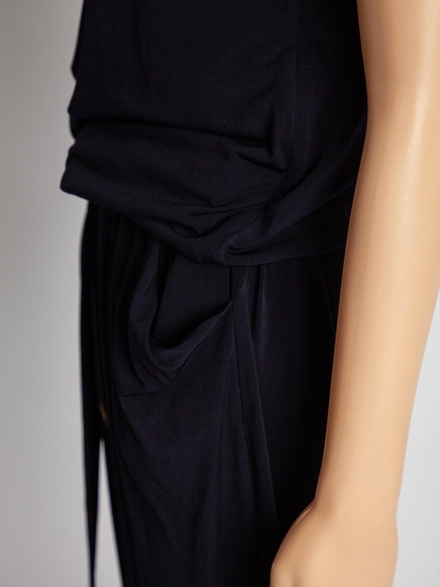 excellent michael kors black jumpsuit size s with thin straps
