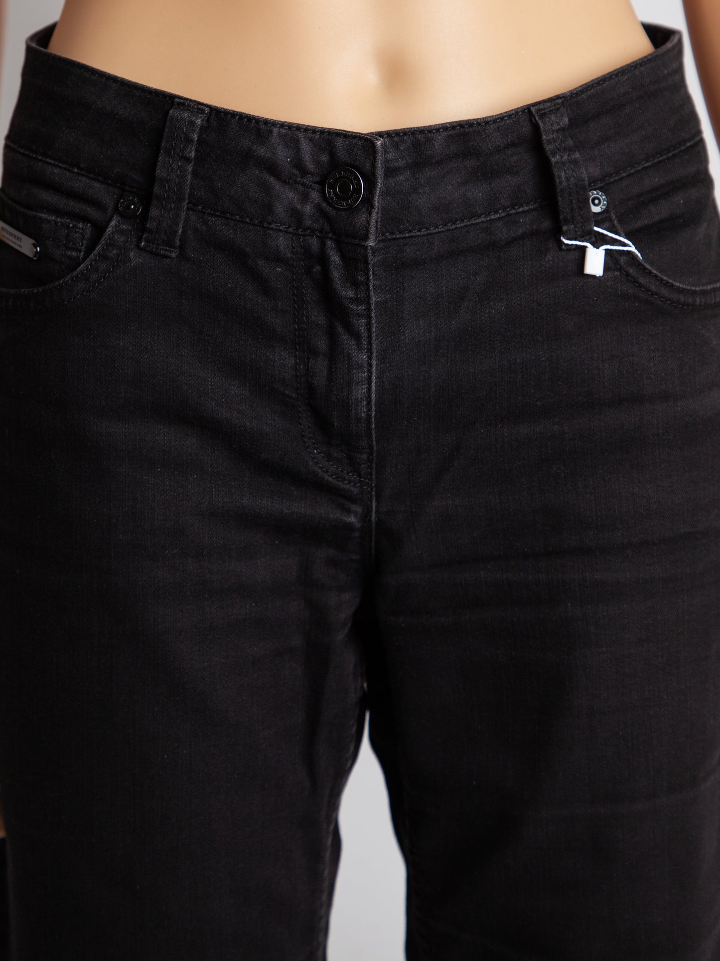 good burberry black cotton pants for women - stylish fit