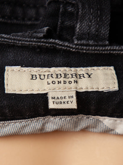 Good Burberry Black Cotton Pants for Women - Stylish Fit