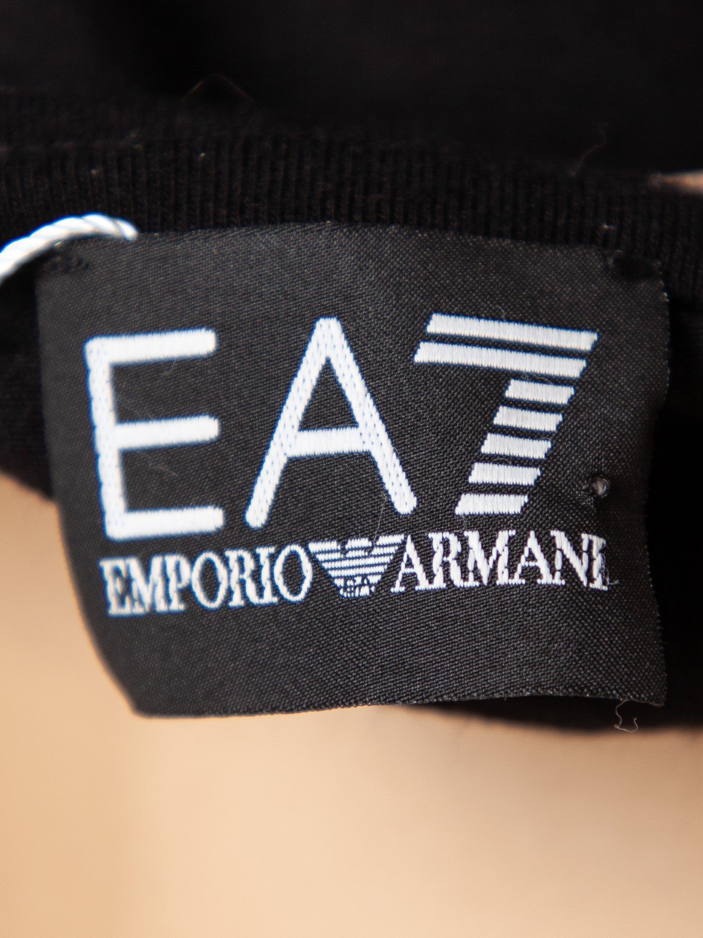 good emporio armani black cotton jumpsuit size l women