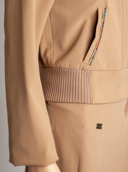Good Kenzo White Polyester Coat with Colorful Accents for Women