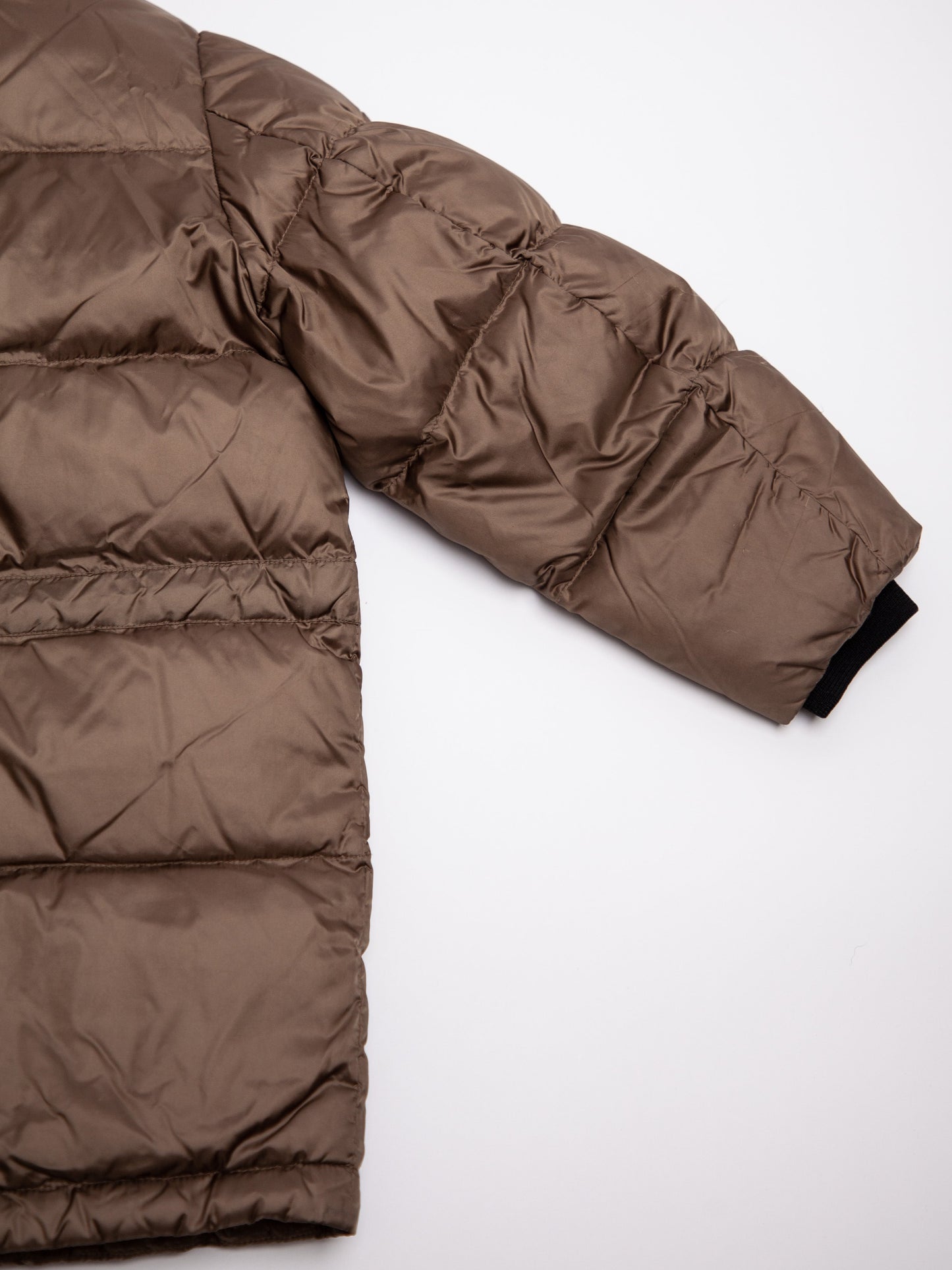 good emporio armani green padded puffer jacket size 5 for kids