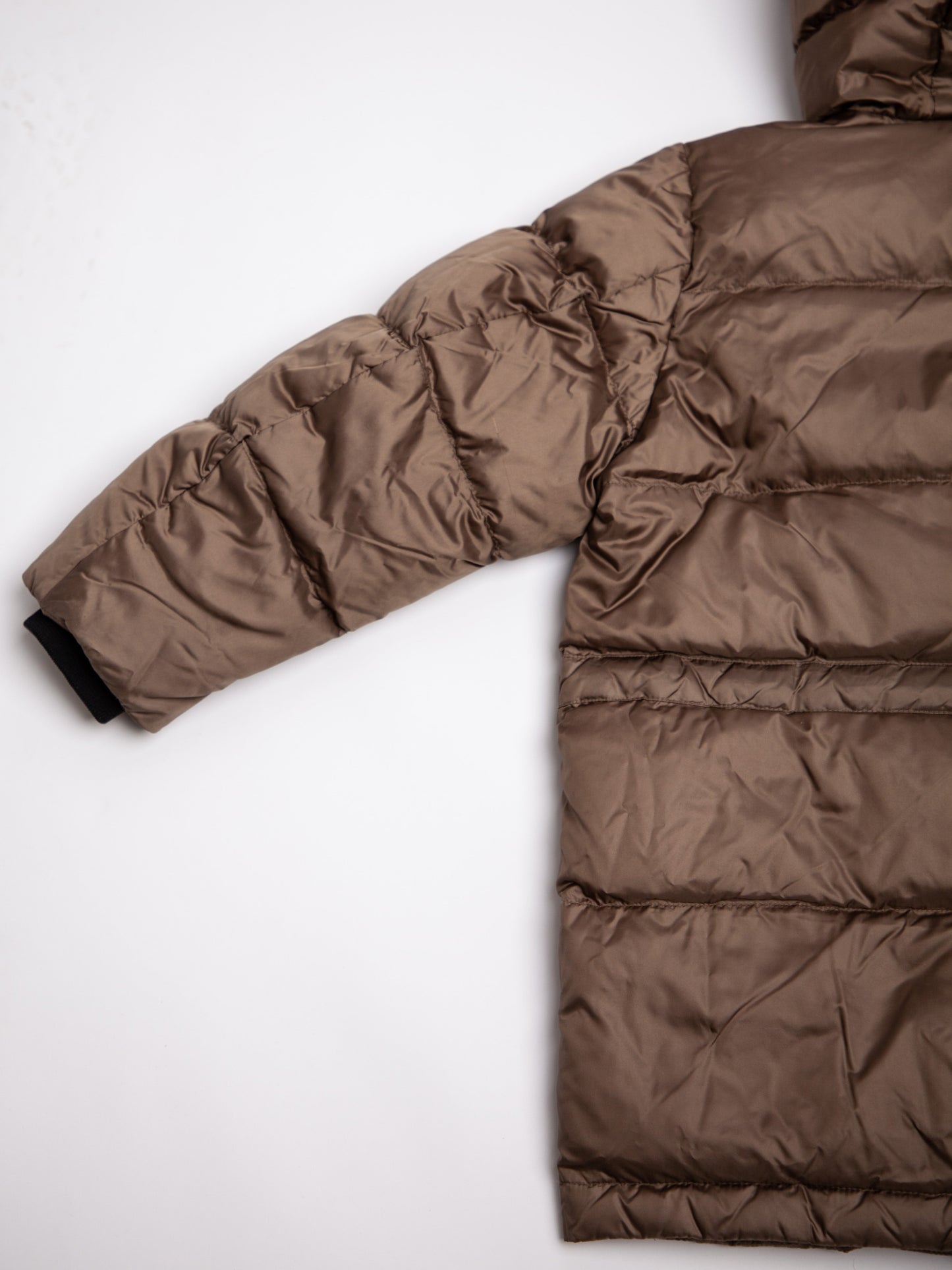 good emporio armani green padded puffer jacket size 5 for kids