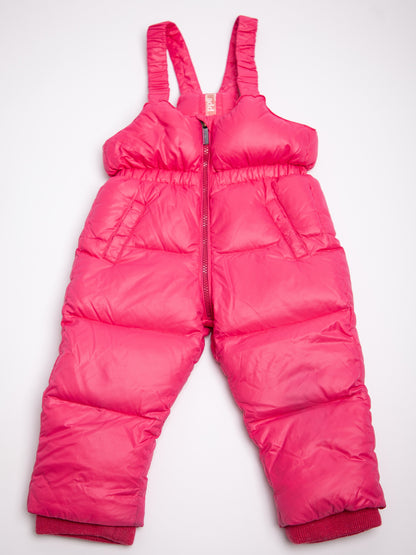 Good ADD Pink Puffy Winter Jacket & Snow Pants Set Size 3 for Kids