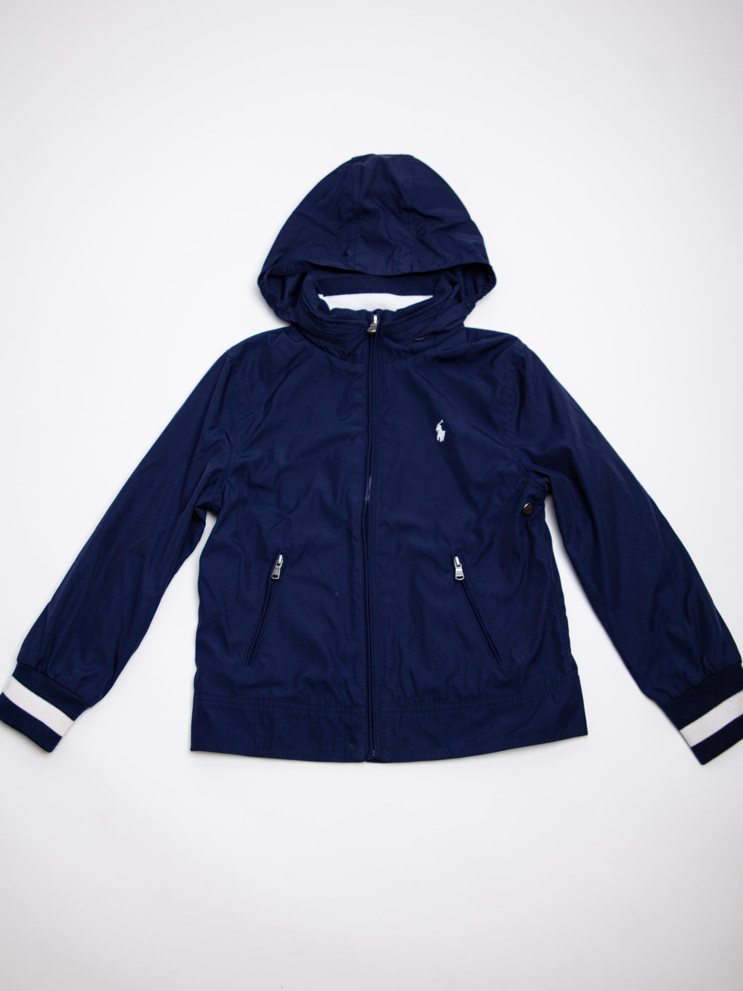good polo ralph lauren kids hooded jacket blue size 6