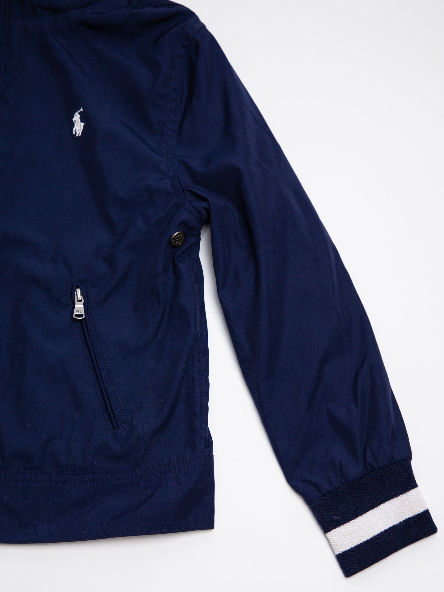 good polo ralph lauren kids hooded jacket blue size 6