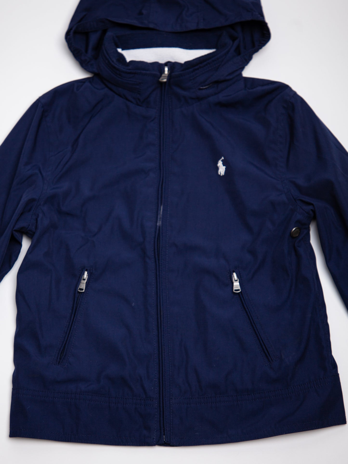 good polo ralph lauren kids hooded jacket blue size 6