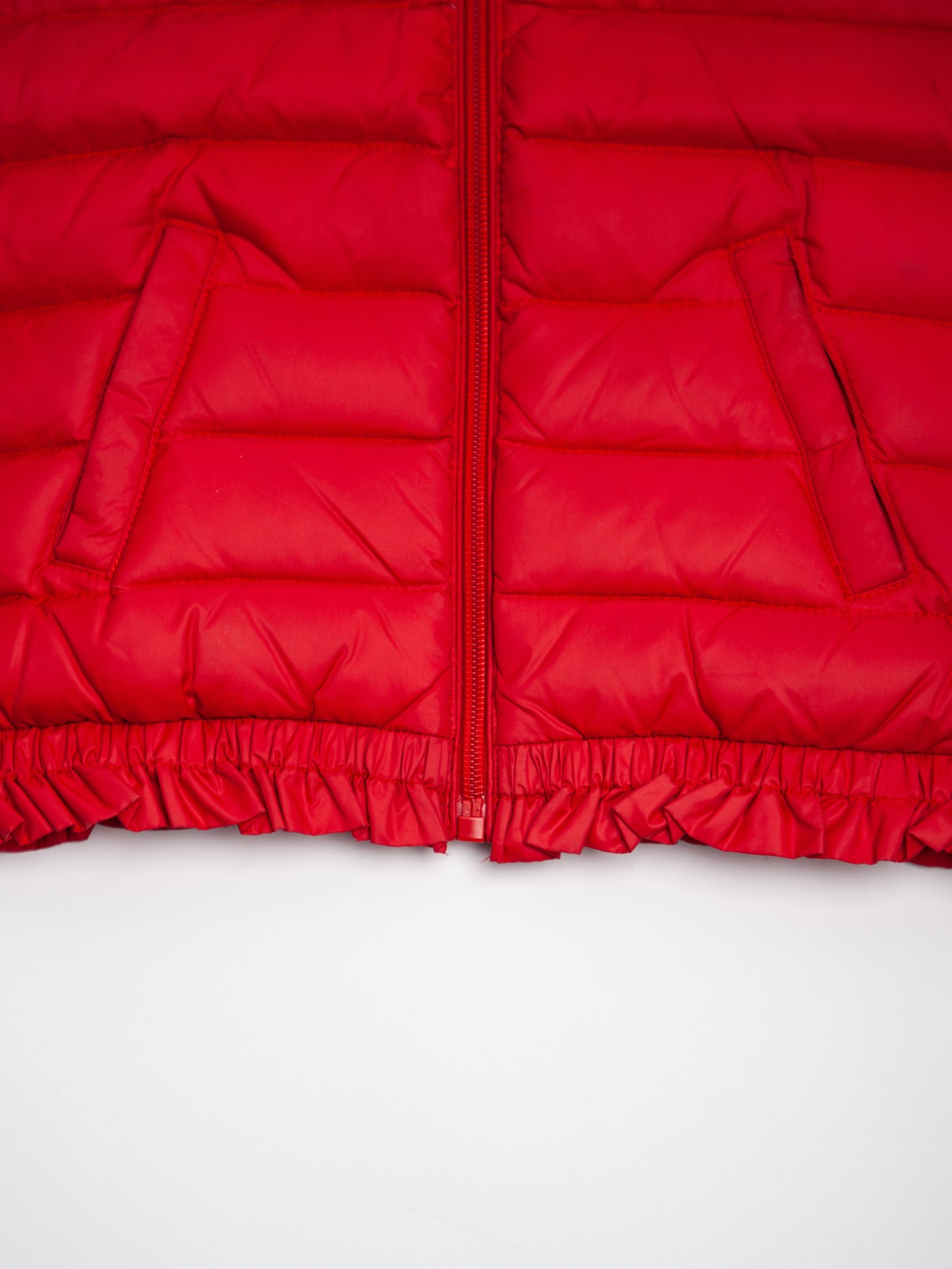 good ralph lauren red puffer vest for kids size 5