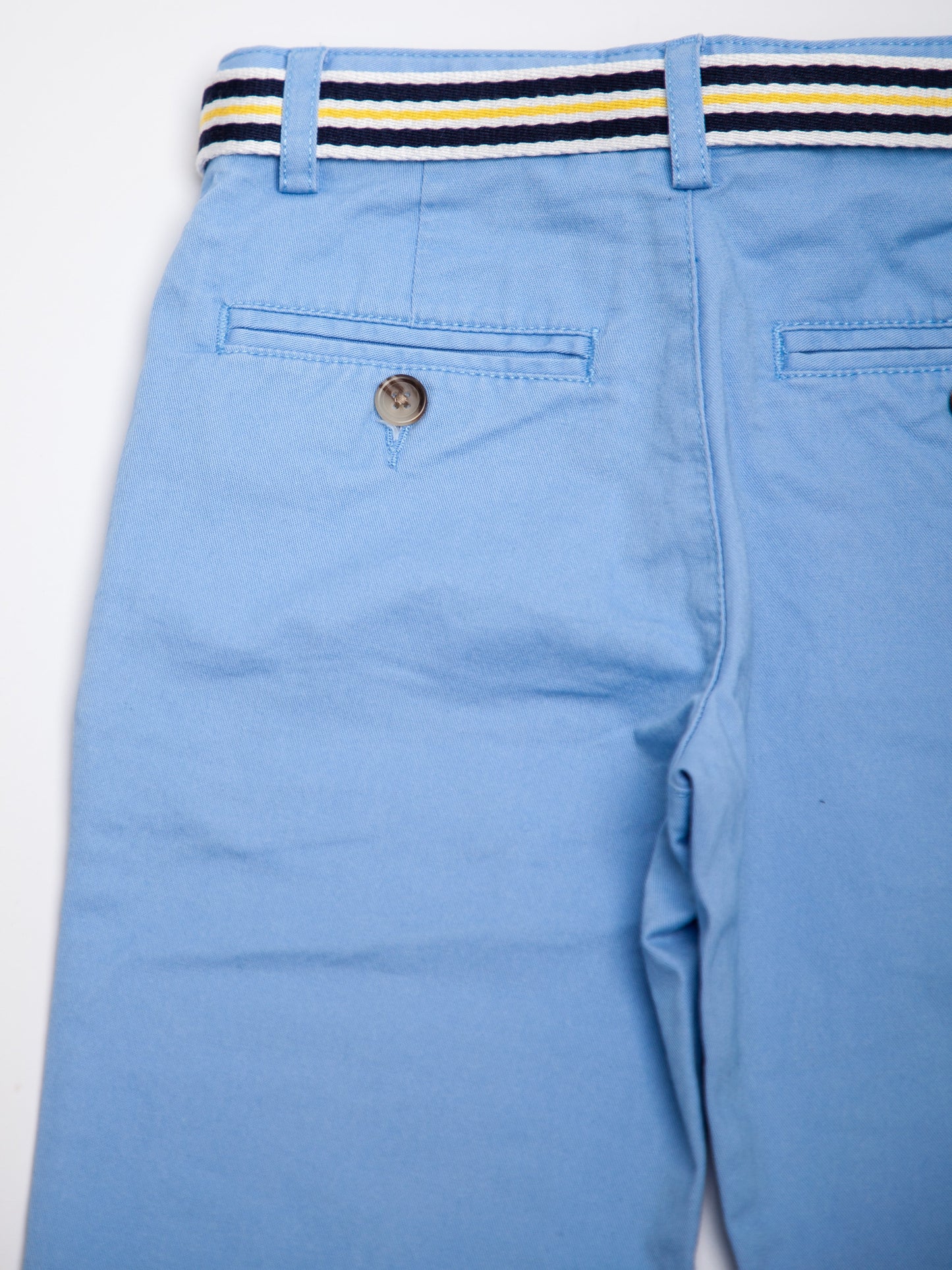 good polo ralph lauren blue cotton pants for kids, size 7