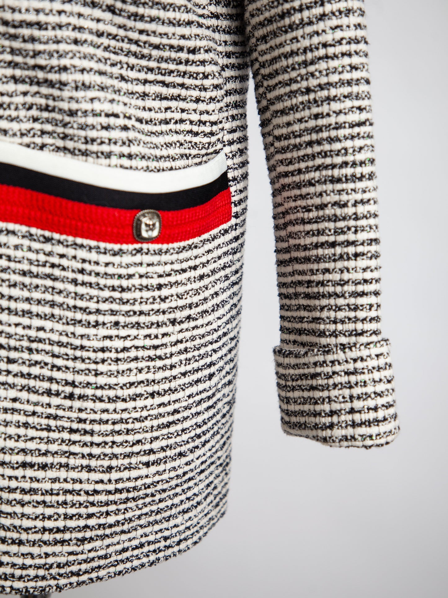 good maje cardigan sweater white viscose with pockets size m