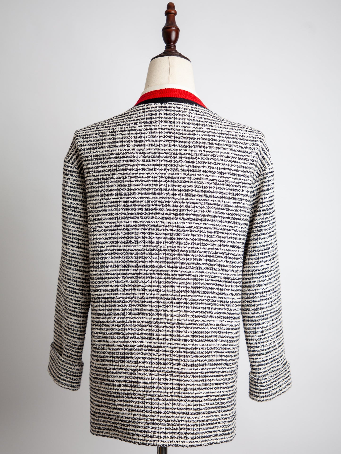 good maje cardigan sweater white viscose with pockets size m