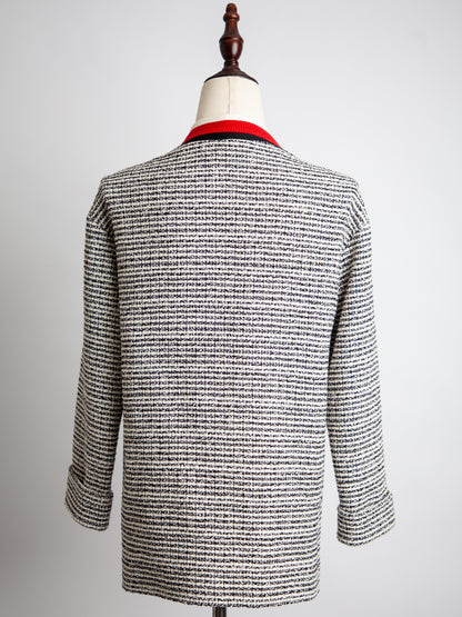 Good Maje Cardigan Sweater White Viscose with Pockets Size M