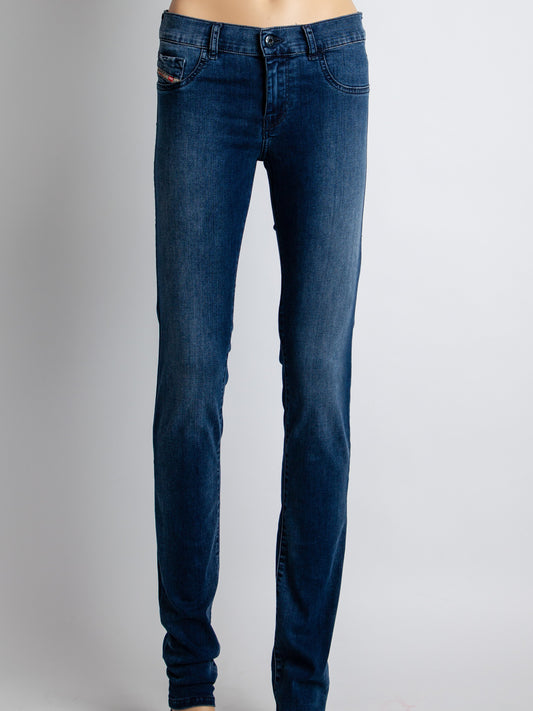 Diesel Excellent Condition Blue Cotton Jeans Size M for Women
