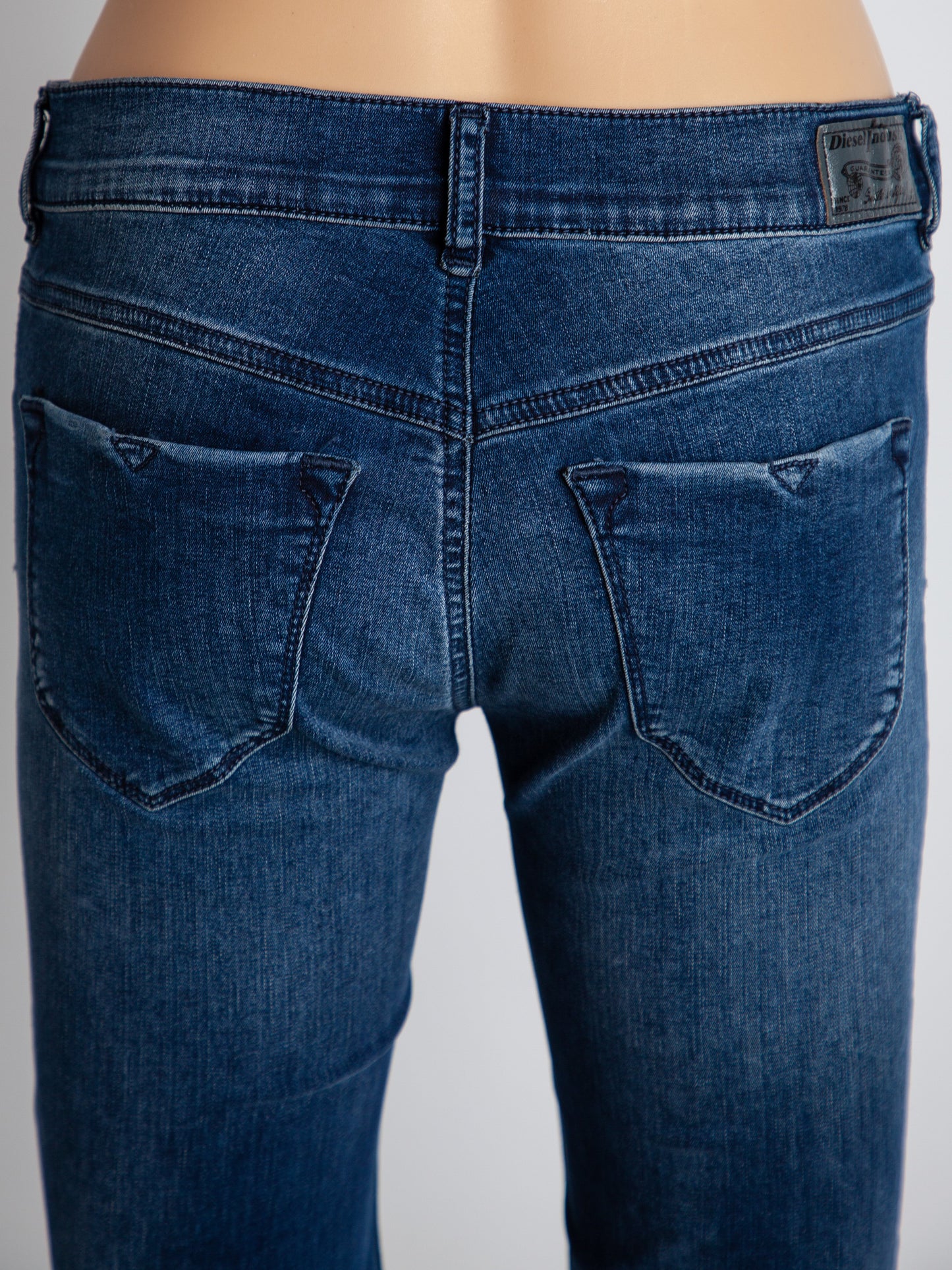 diesel excellent condition blue cotton jeans size m for women